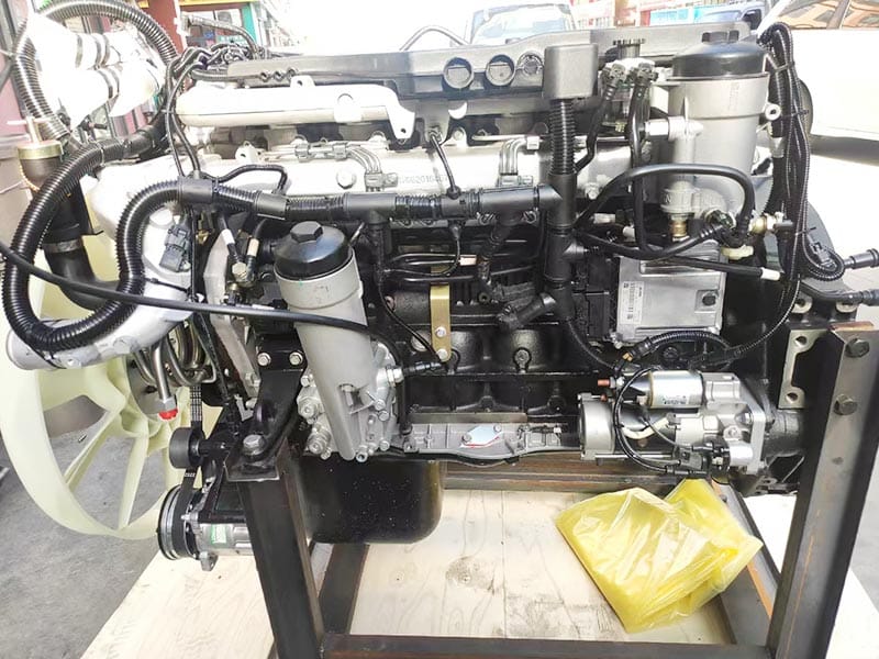 MAN MC07 engine assembly with visible external components