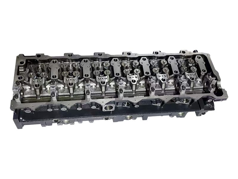 Cylinder head for the D2066 and D2076 listing with visible valve components